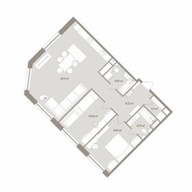 Квартира 93,5 м², 3-комнатные - изображение 1