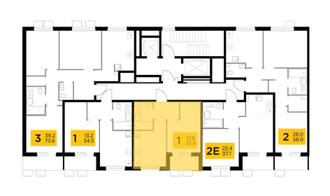 34,5 м², 1-комнатная квартира 7 458 822 ₽ - изображение 34