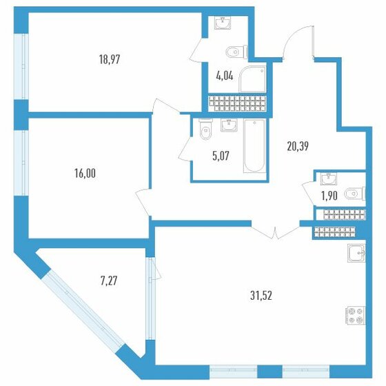101,5 м², 2-комнатная квартира 28 783 756 ₽ - изображение 49