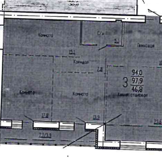 Квартира 93,4 м², 3-комнатная - изображение 3