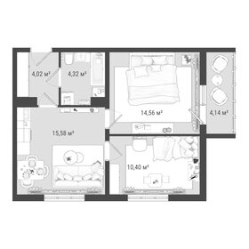 21 м², квартира-студия 1 750 000 ₽ - изображение 78