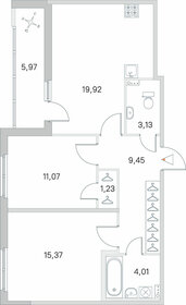 Квартира 67,2 м², 2-комнатная - изображение 1