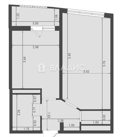 Квартира 43 м², 1-комнатная - изображение 1