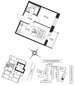 36,6 м², 1-комнатная квартира 12 707 000 ₽ - изображение 23