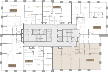 220 м², 4-комнатная квартира 260 000 000 ₽ - изображение 134