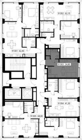 25,1 м², апартаменты-студия 7 900 000 ₽ - изображение 88