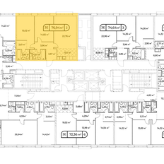 Квартира 77,3 м², 2-комнатная - изображение 2