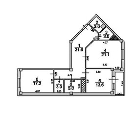 125,6 м², 2-комнатная квартира 15 200 000 ₽ - изображение 31