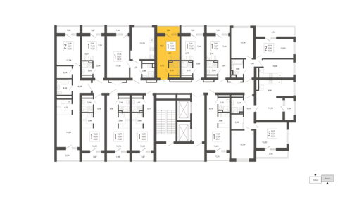 17 м², апартаменты-студия 7 300 000 ₽ - изображение 87