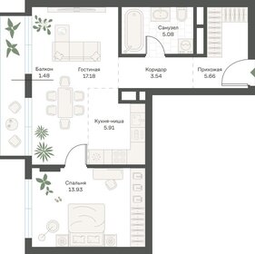 71,5 м², 3-комнатная квартира 19 426 550 ₽ - изображение 12