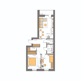 63 м², 2-комнатная квартира 7 200 000 ₽ - изображение 39