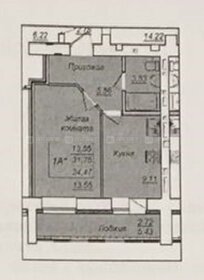31,1 м², 1-комнатная квартира 5 500 000 ₽ - изображение 108