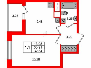 23,3 м², 1-комнатная квартира 3 599 999 ₽ - изображение 76