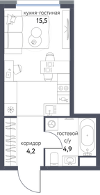 25,3 м², квартира-студия 9 750 000 ₽ - изображение 47