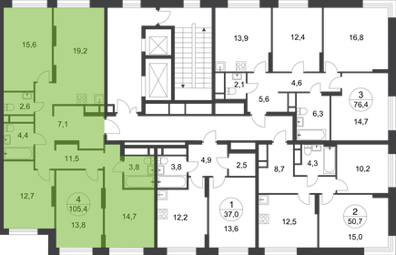 93 м², 4-комнатная квартира 23 500 000 ₽ - изображение 108