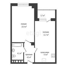 Квартира 44,9 м², 2-комнатная - изображение 1