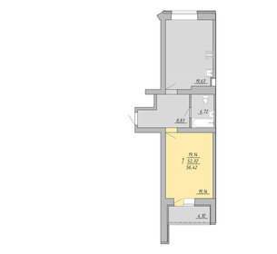 53 м², 1-комнатная квартира 5 192 040 ₽ - изображение 48