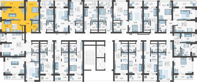 48,4 м², 2-комнатная квартира 17 857 058 ₽ - изображение 47