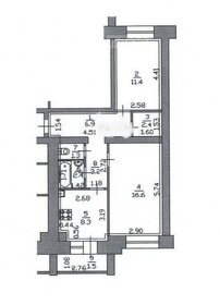 Квартира 55,2 м², 2-комнатная - изображение 4