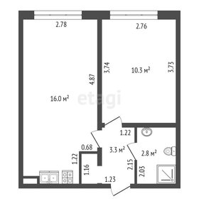 Квартира 32,4 м², 1-комнатная - изображение 1