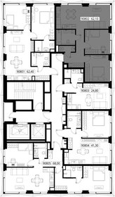 61,7 м², 2-комнатная квартира 22 482 000 ₽ - изображение 63