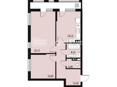 72 м², 2-комнатная квартира 9 826 059 ₽ - изображение 16