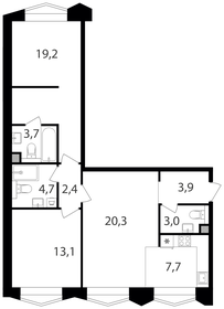 82 м², 3-комнатная квартира 33 700 000 ₽ - изображение 87