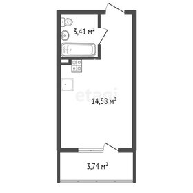 Квартира 15 м², студия - изображение 1