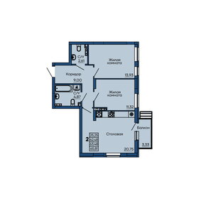 67 м², 3-комнатная квартира 9 250 000 ₽ - изображение 43