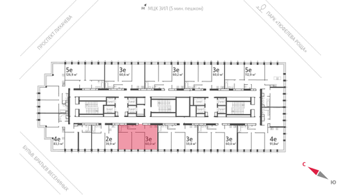 62 м², 2-комнатная квартира 32 000 000 ₽ - изображение 75