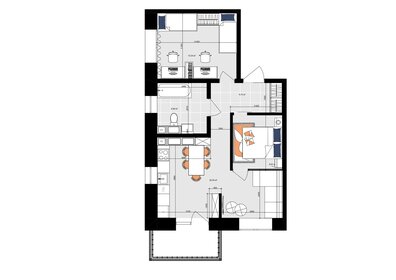 Квартира 57,1 м², 2-комнатная - изображение 3