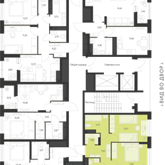 Квартира 58 м², 2-комнатная - изображение 2