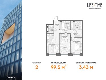 98 м², 2-комнатные апартаменты 86 000 000 ₽ - изображение 102
