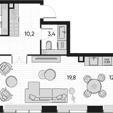 Квартира 91,7 м², 4-комнатная - изображение 2