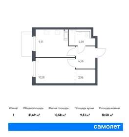 Квартира 31,7 м², 1-комнатная - изображение 1