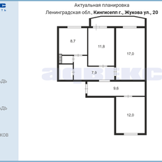 Квартира 70,6 м², 3-комнатная - изображение 2