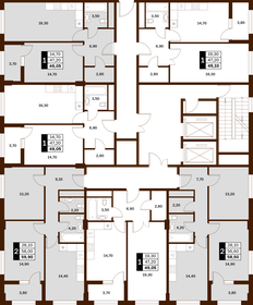 Квартира 58,5 м², 2-комнатная - изображение 2