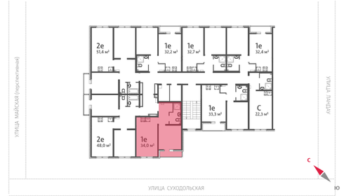 37,3 м², 1-комнатная квартира 8 800 000 ₽ - изображение 46