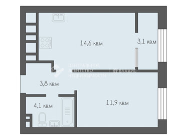 Квартира 37,9 м², 1-комнатная - изображение 1