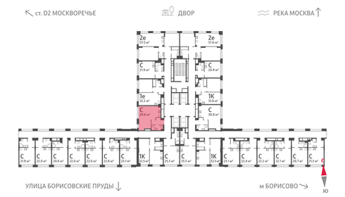 29,5 м², квартира-студия 11 644 092 ₽ - изображение 35