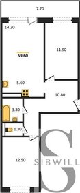 77,9 м², 3-комнатная квартира 7 900 000 ₽ - изображение 79