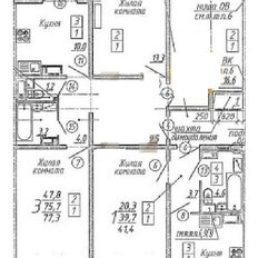 Квартира 77,3 м², 3-комнатная - изображение 5