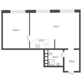 Квартира 38,9 м², 2-комнатные - изображение 2
