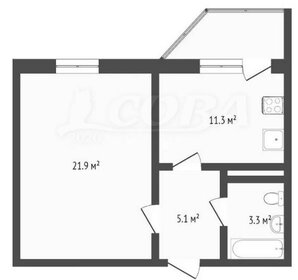 Квартира 41,6 м², 1-комнатная - изображение 4