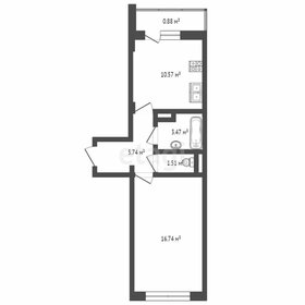 Квартира 38,5 м², 1-комнатная - изображение 2