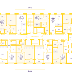 Квартира 36,2 м², 1-комнатная - изображение 3