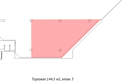 144,3 м², торговое помещение - изображение 4