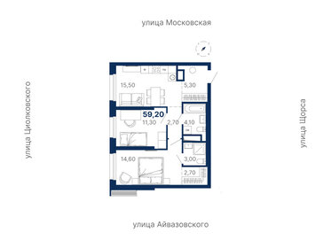 50,3 м², 2-комнатные апартаменты 4 230 000 ₽ - изображение 50