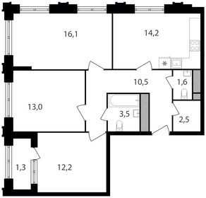 78,9 м², 3-комнатная квартира 22 959 900 ₽ - изображение 19