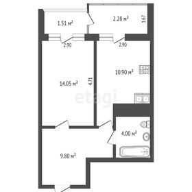 41,8 м², 1-комнатная квартира 6 500 000 ₽ - изображение 45